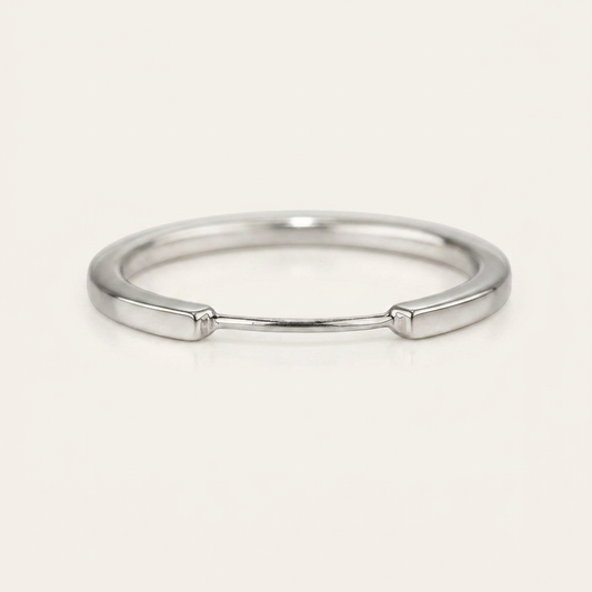 Dainty Minimalist Plain Wedding Band