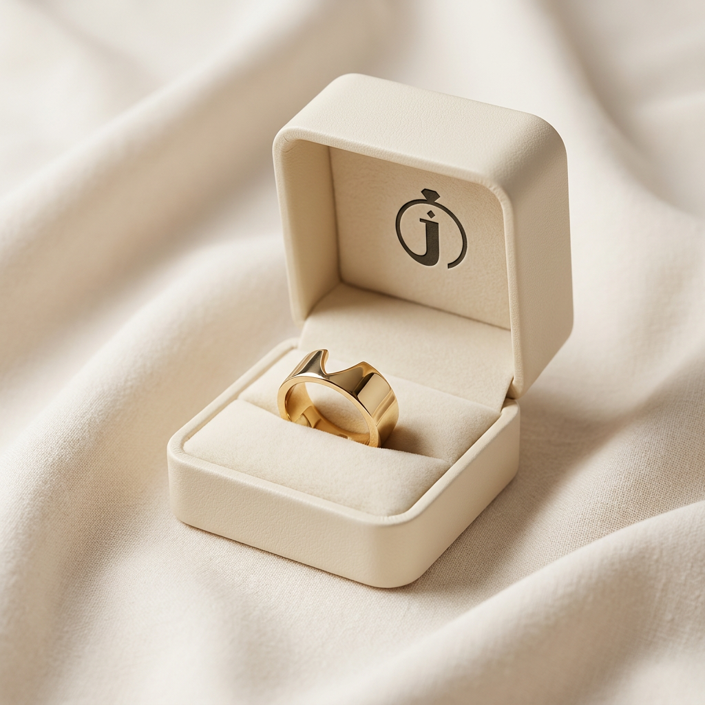 Sleek Ellipse Plain Wedding Band