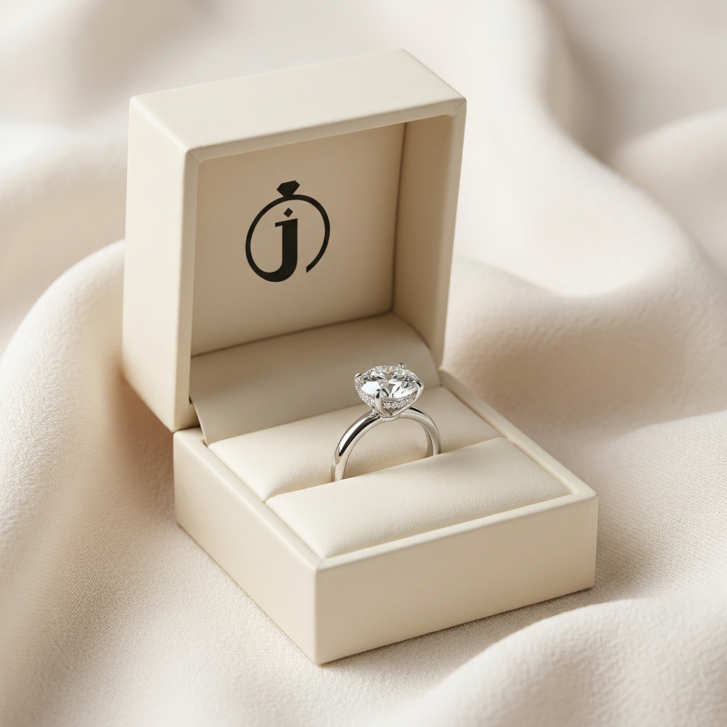 Moissanite 2.70 CT Round Cut Diamond Solitaire Ring