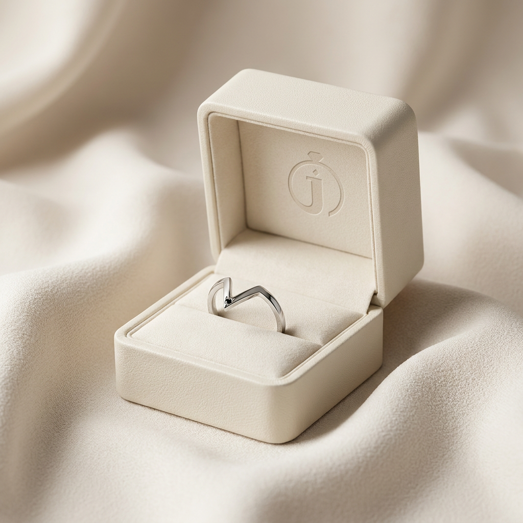 0.05 CT Round Cut Salt and Pepper Diamond Ring