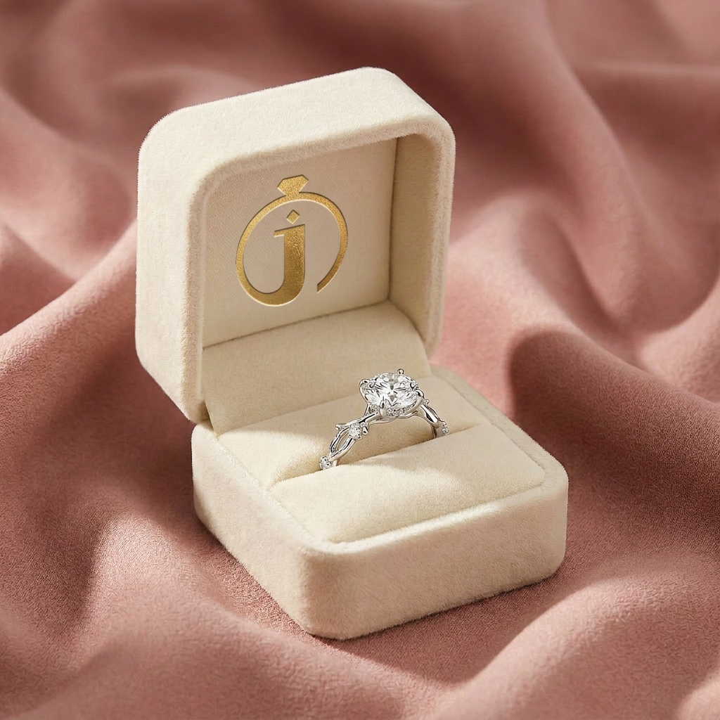 Moissanite 3.50 CT Round Cut Diamond Solitaire Ring