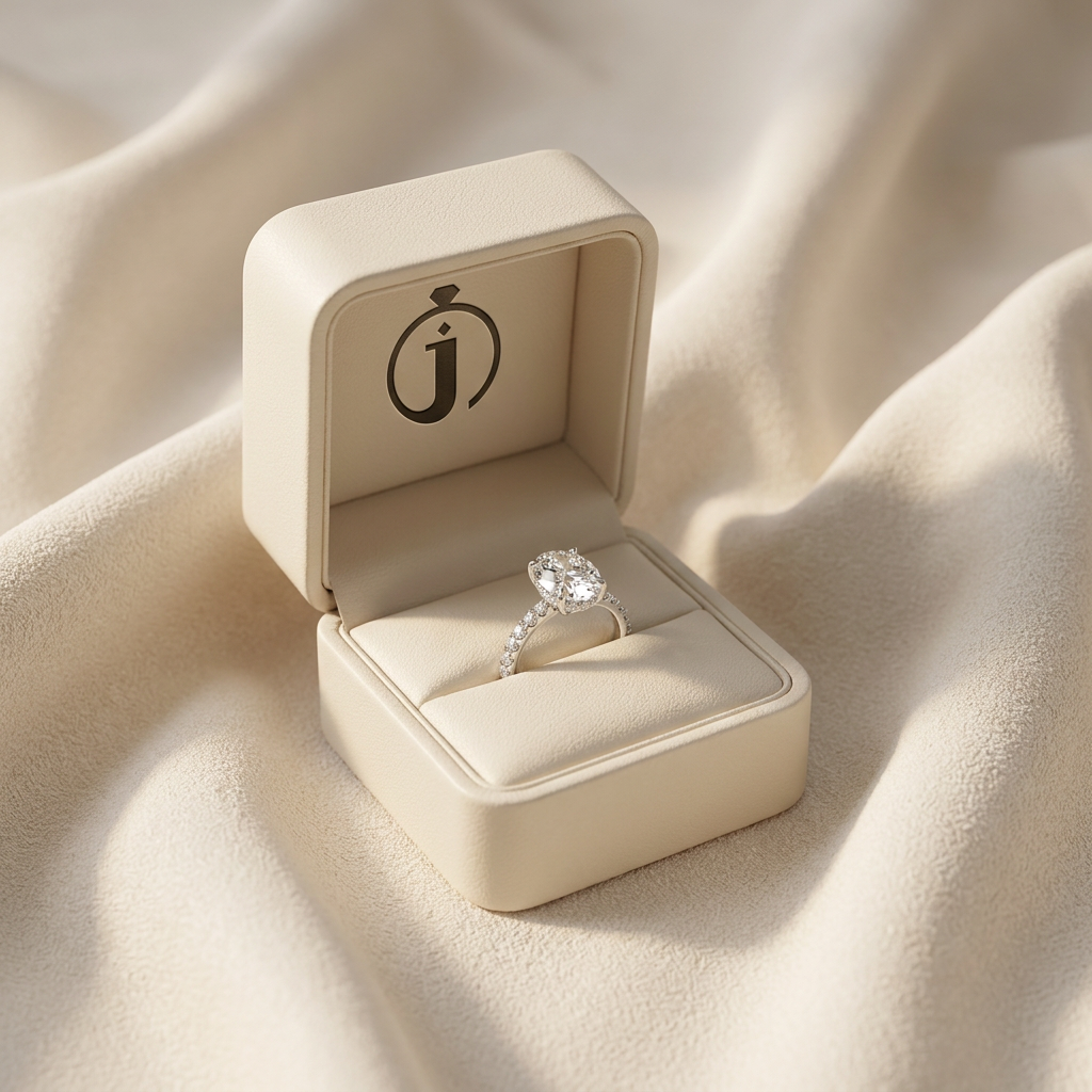 Moissanite 2.05 CT Oval Cut Diamond Solitaire Ring (V-Artdeco)