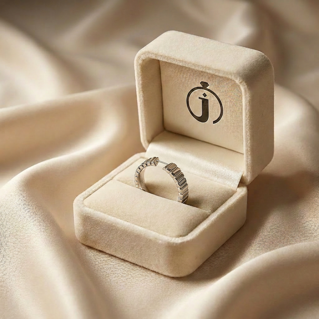 Notched Cuff Plain Wedding Band