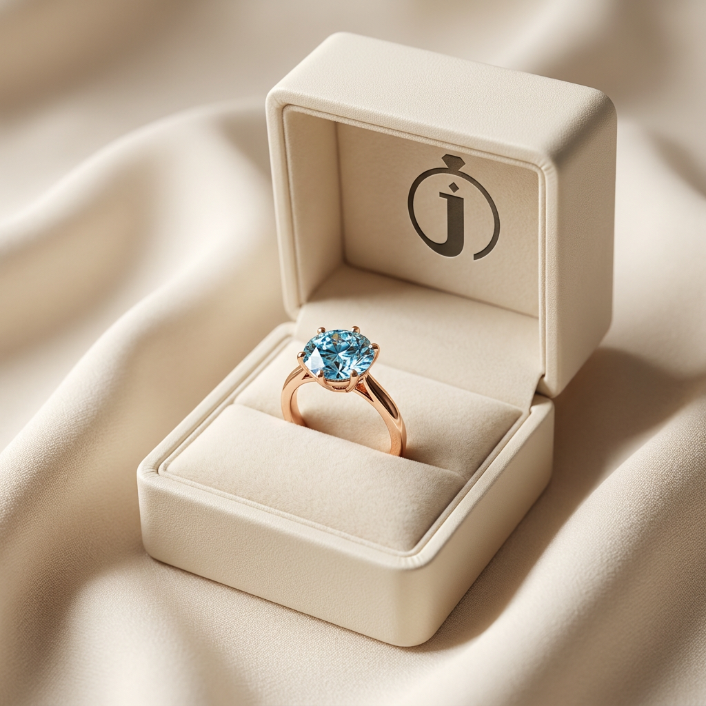 Moissanite 2.35 CT Portuguese Round Cut Diamond Solitaire Ring