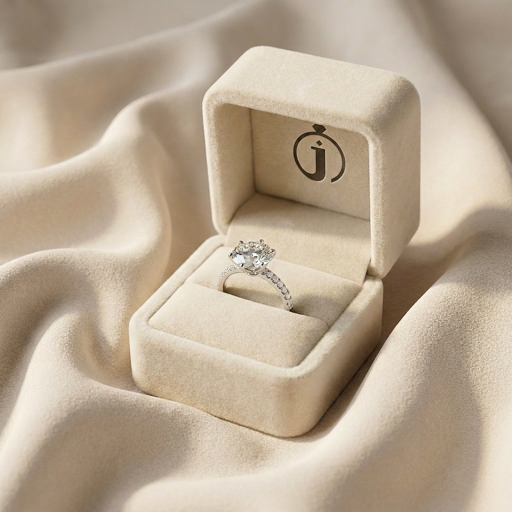 Moissanite 1.20 CT Round Cut Diamond Solitaire Ring