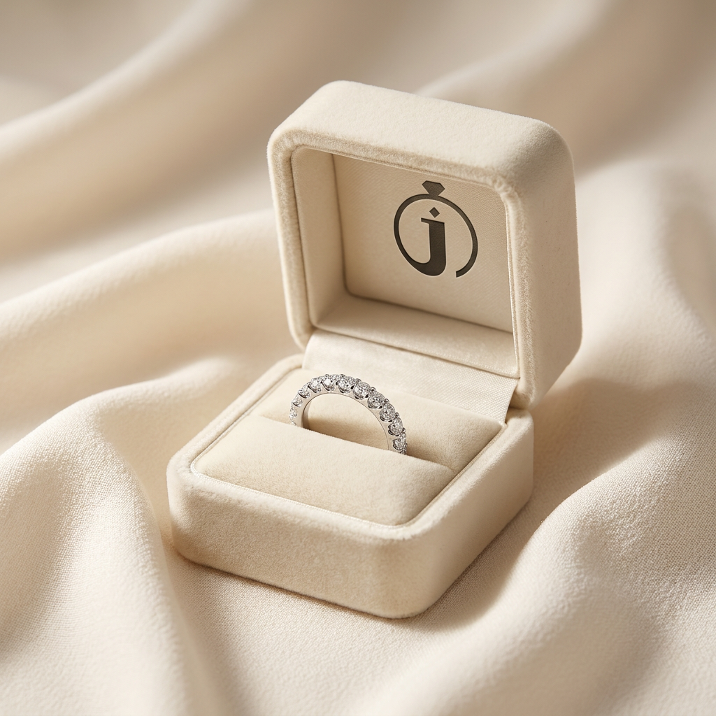 Moissanite 2.15 CT Round Cut Diamond Ring