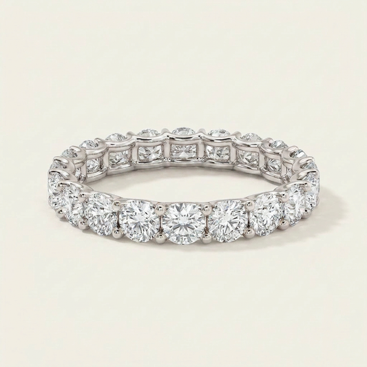 Moissanite 2.70 CT Round Cut Diamond Ring