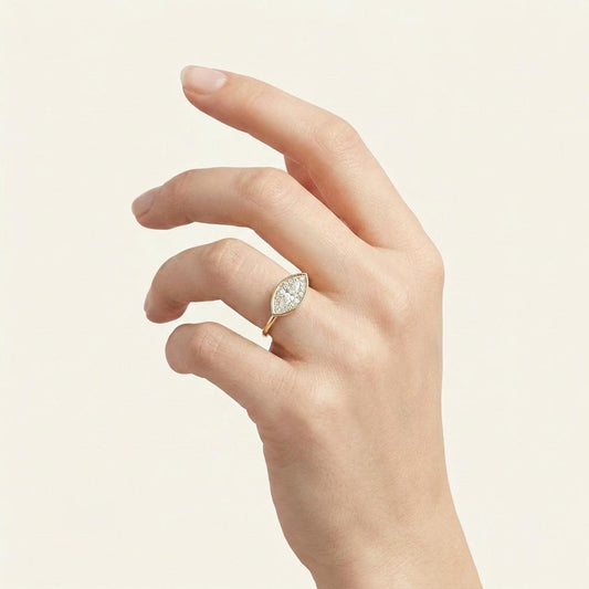 Moissanite 2.57 CT Marquise Cut Diamond Solitaire Ring