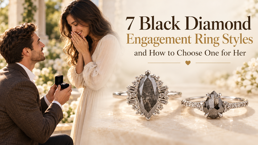 7 Black diamond engagement Ring styles