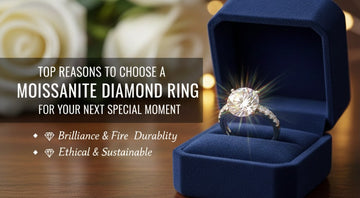 Moissanite Diamond Ring