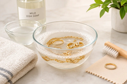 How to Clean Gold Jewelry at Home Safely