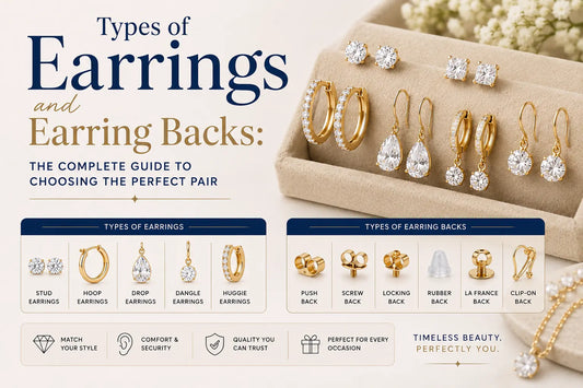 Types of Earrings and Earring Backs: The Complete Guide to Choosing the Perfect Pair