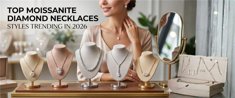 Top Moissanite Diamond Necklaces Styles Trending in 2026