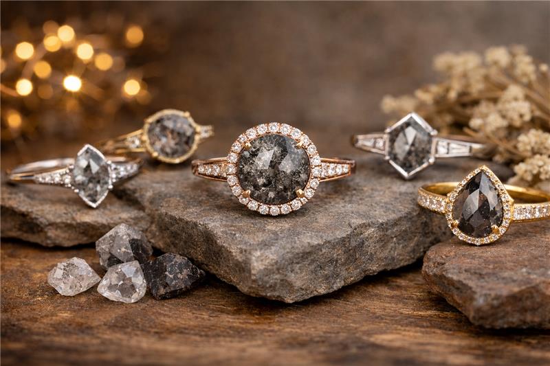 Why Salt and Pepper Diamond Engagement Rings Are Trending in 2026