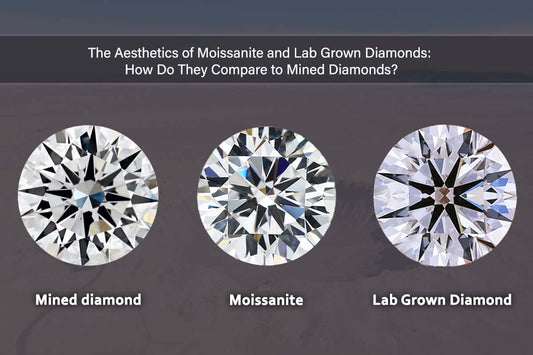 The Aesthetics Of Moissanite Diamond vs Lab Grown Diamond vs Natural Diamond