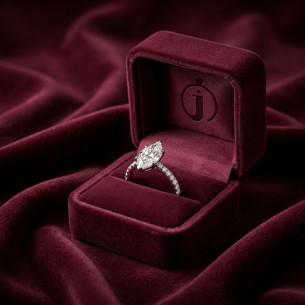 Moissanite 2.00 CT Marquise Cut Diamond Solitaire Ring