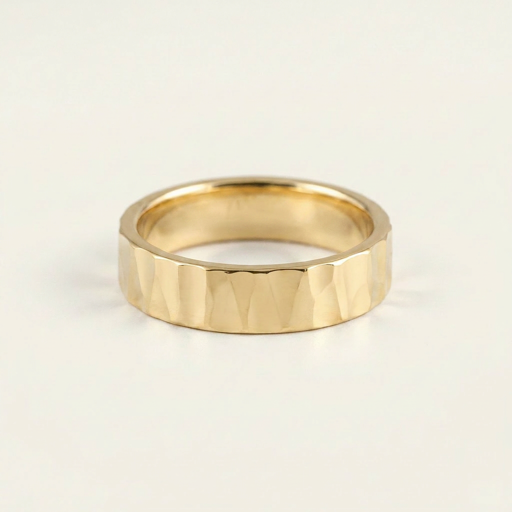 Handcrafted Plain Wedding Band