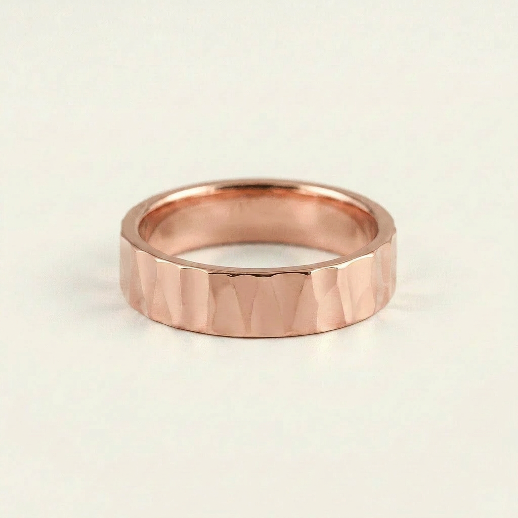 Handcrafted Plain Wedding Band