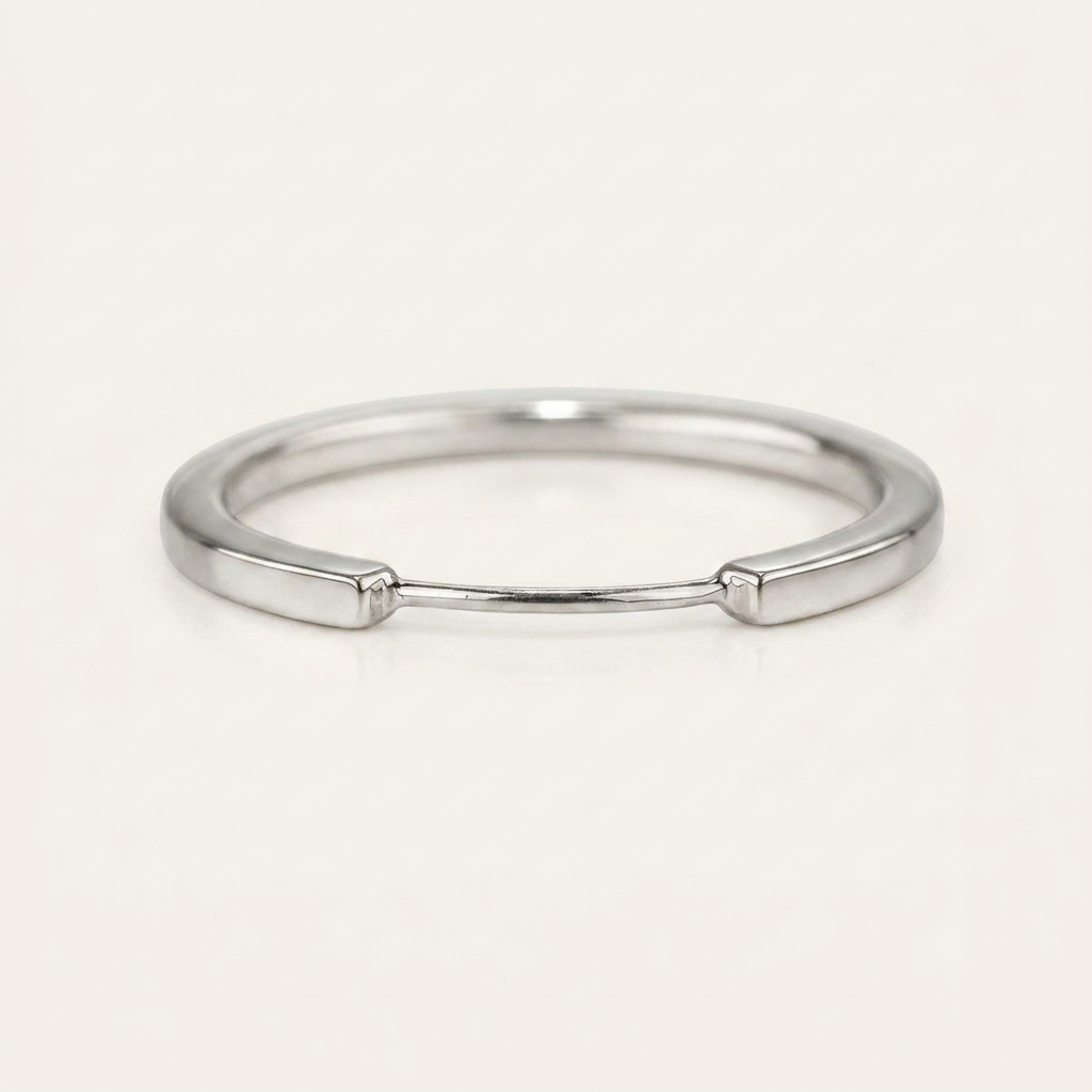 Dainty Minimalist Plain Wedding Band