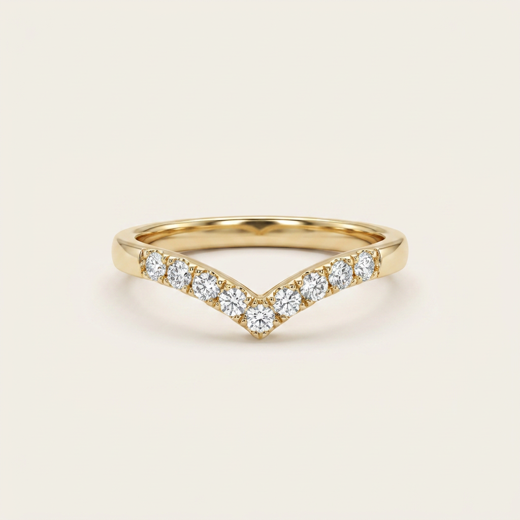 Moissanite 1.00 CT Round Cut Diamond Ring