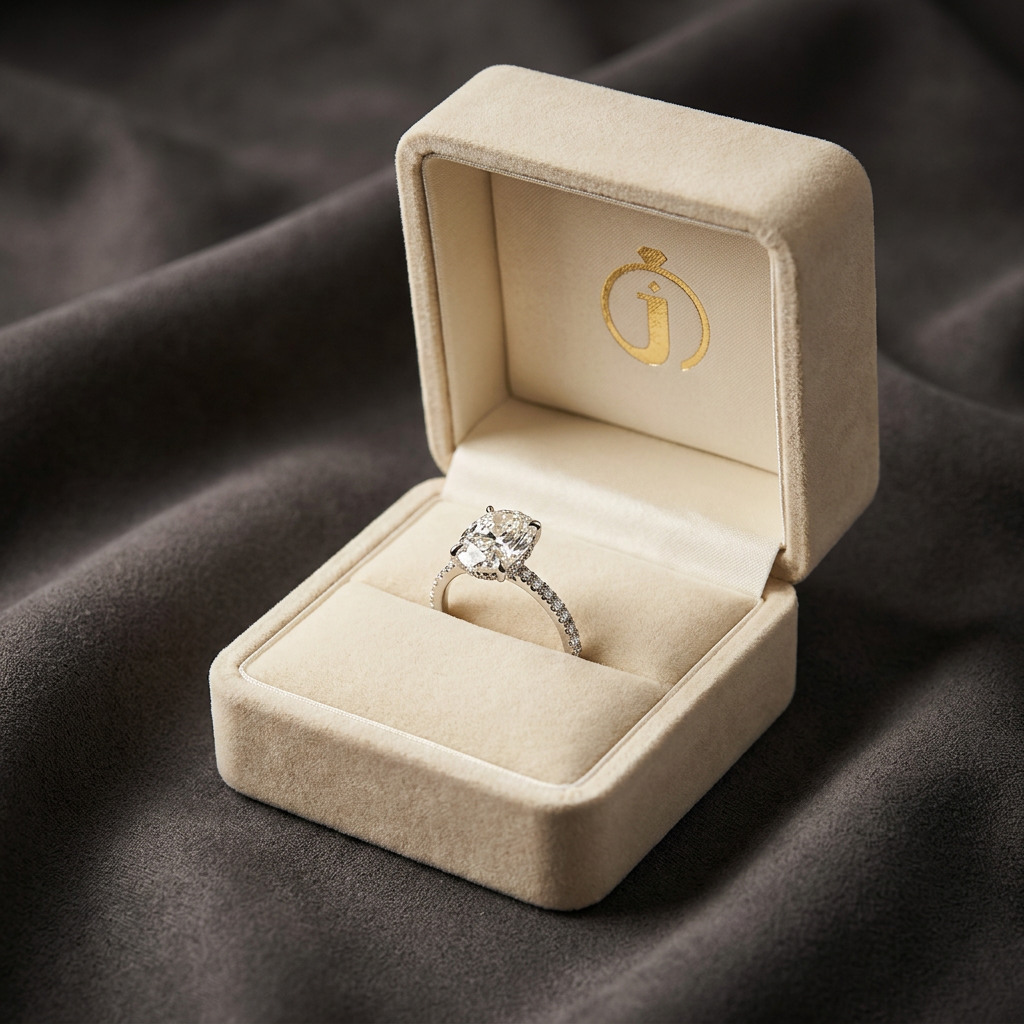 Moissanite 2.00 CT Oval Cut Diamond Solitaire Ring