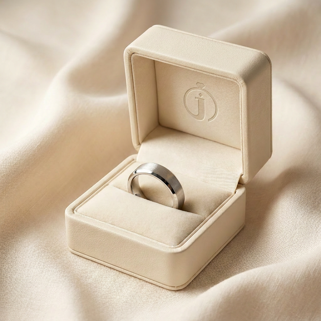 Cathedral Plain Wedding Band