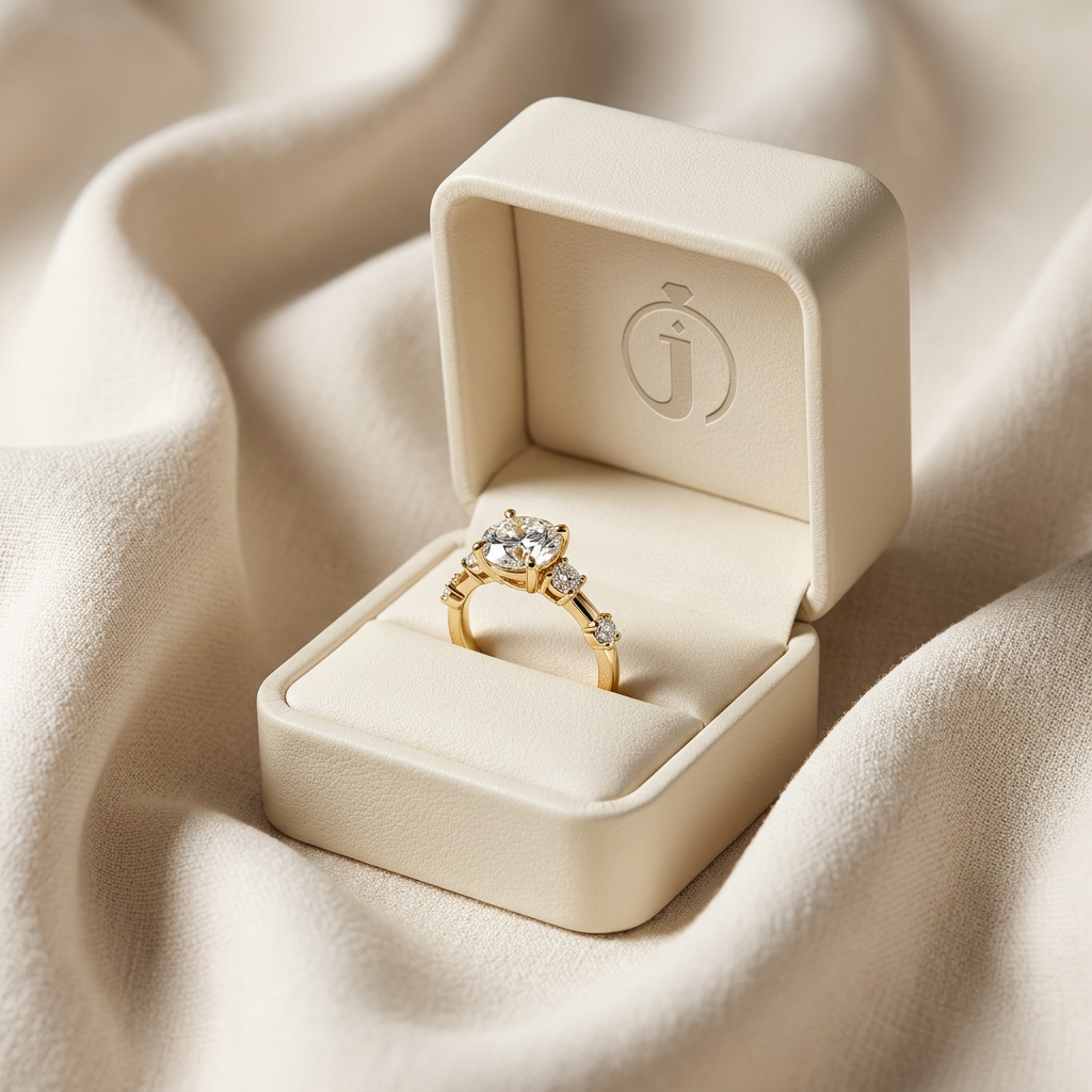 Moissanite 3.65 CT Round Cut Diamond Solitaire Ring