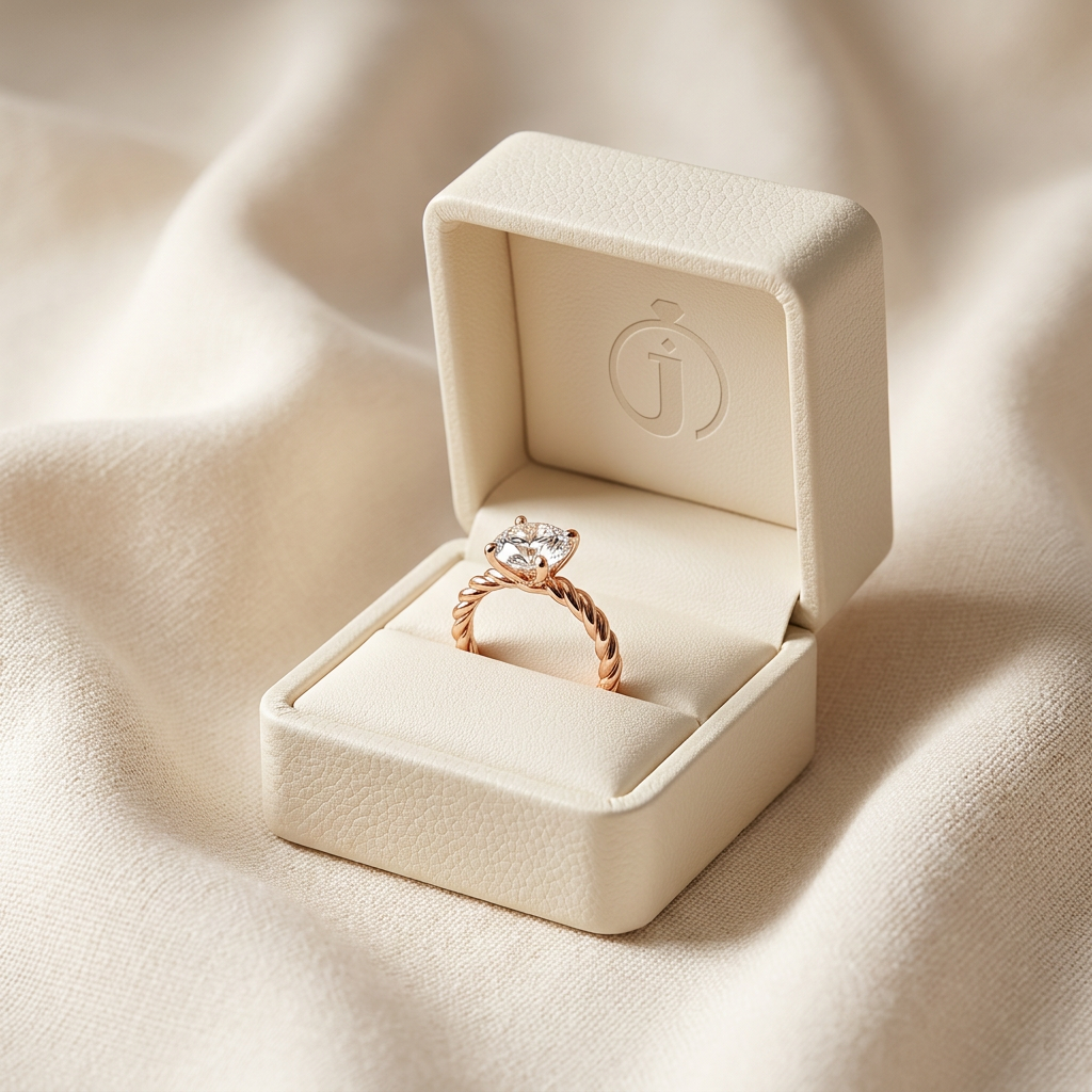 Moissanite 1.50 CT Round Cut Diamond Solitaire Ring