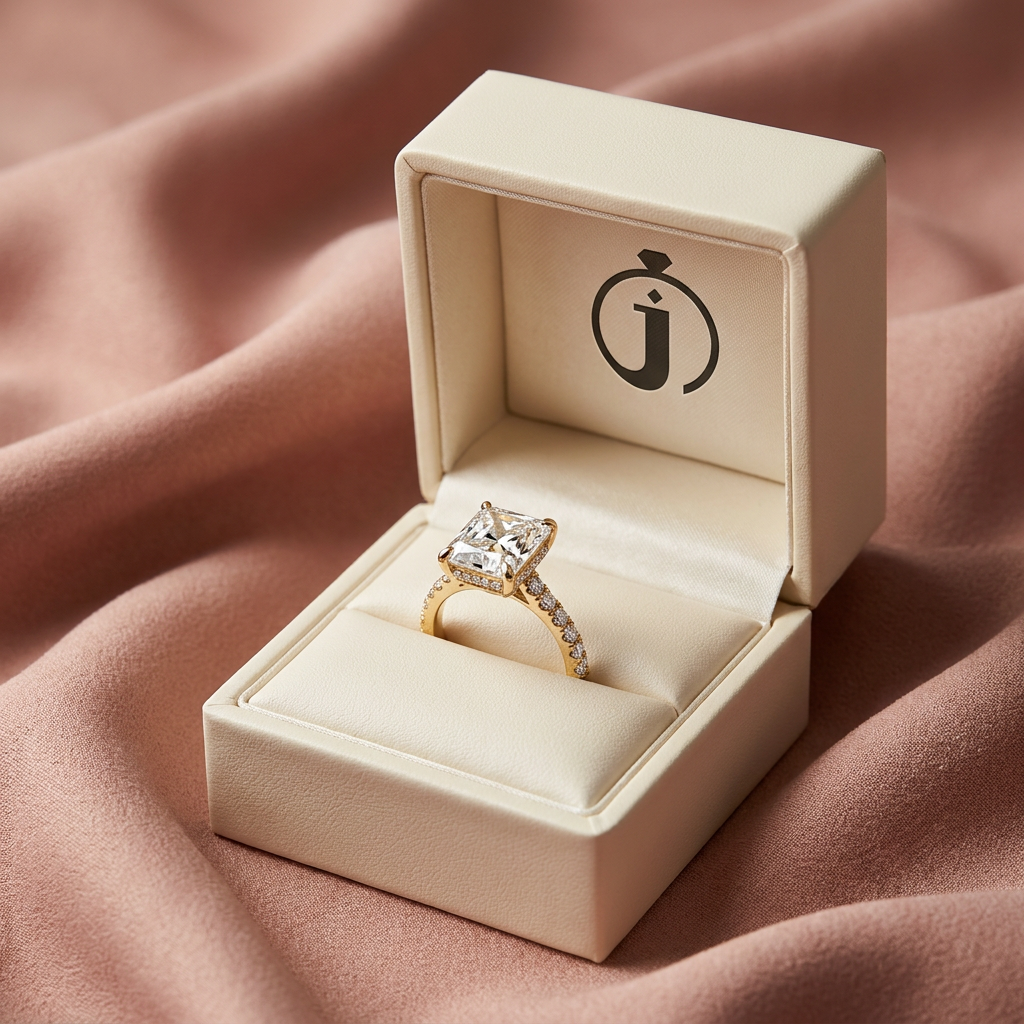 Moissanite 2.00 CT Radiant Cut Diamond Solitaire Ring