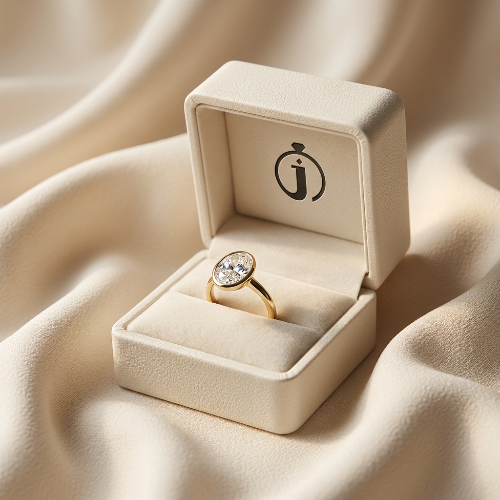 Moissanite 2.40 CT Oval Cut Diamond Solitaire Ring