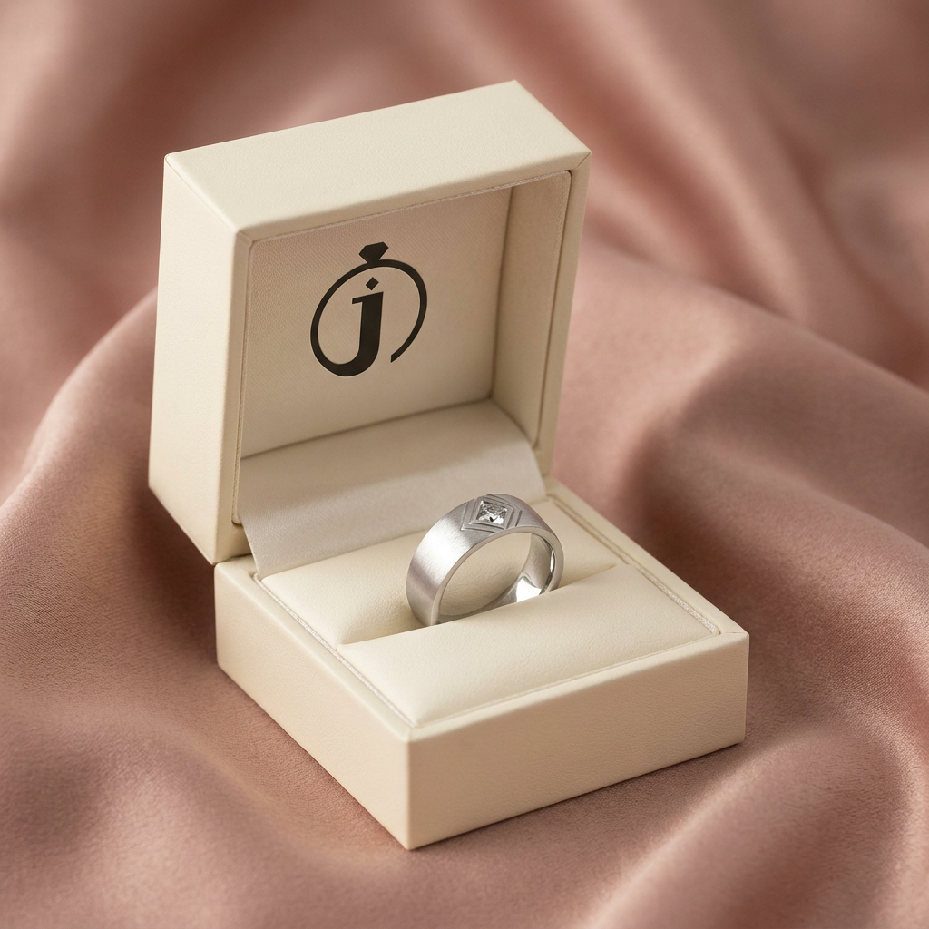 0.05 CT Kite Cut Salt and Pepper Diamond Ring