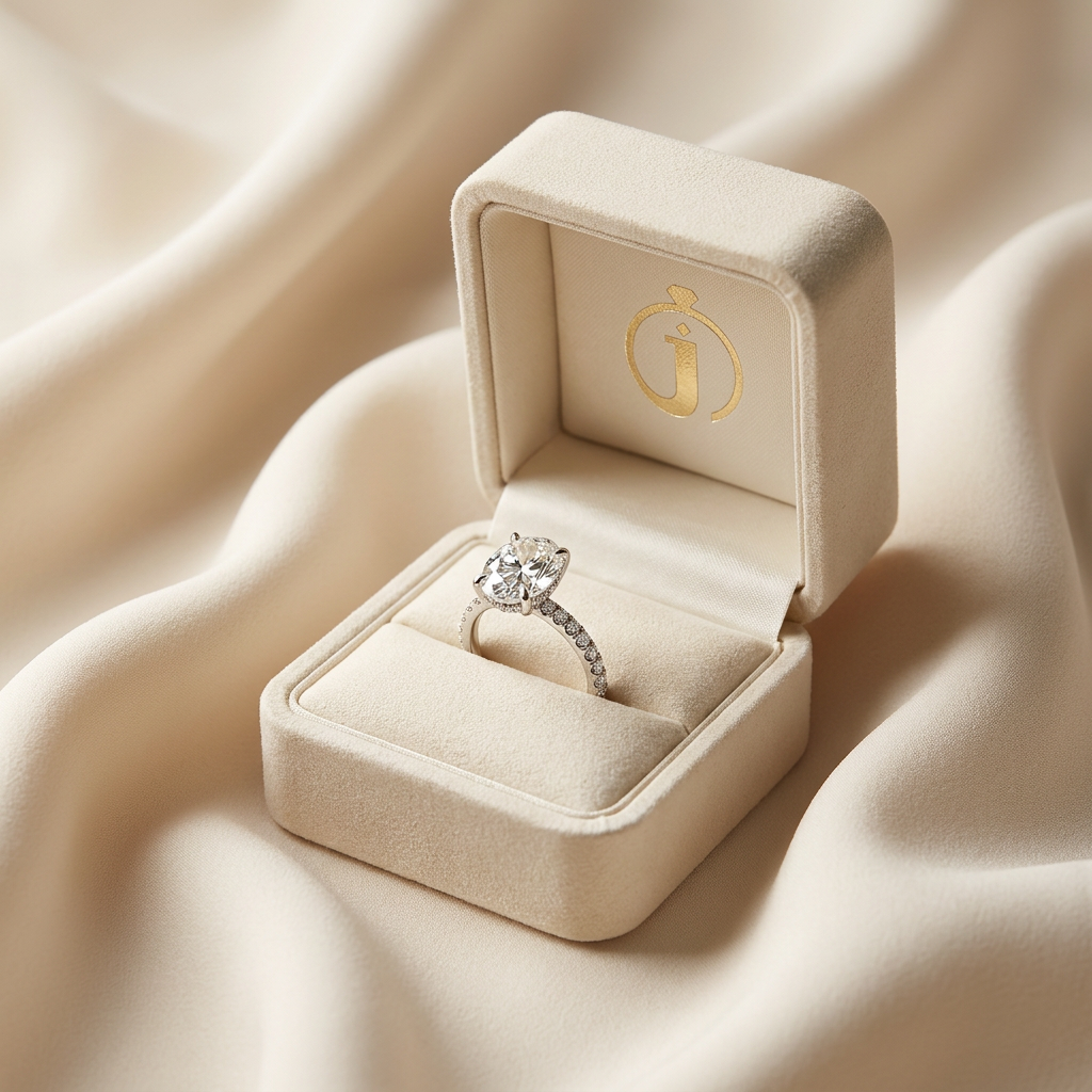 Moissanite 1.80 CT Oval Cut Diamond Solitaire Ring