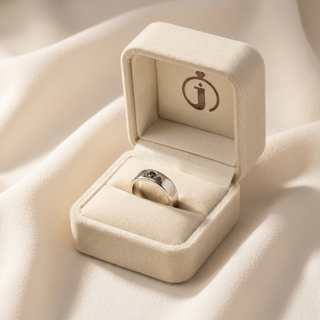 Natural Salt & Pepper 0.10 CT Round Cut Victorian Diamond Band