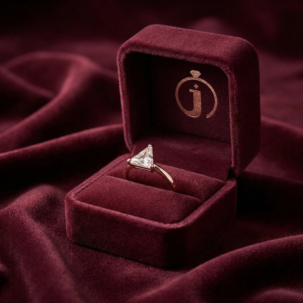 1.50 CT Shield Cut Salt and Pepper Diamond Solitaire Ring