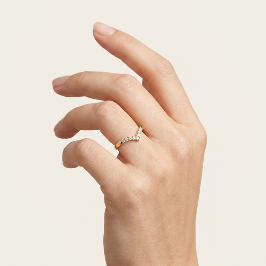 Moissanite 1.00 CT Round Cut Diamond Ring