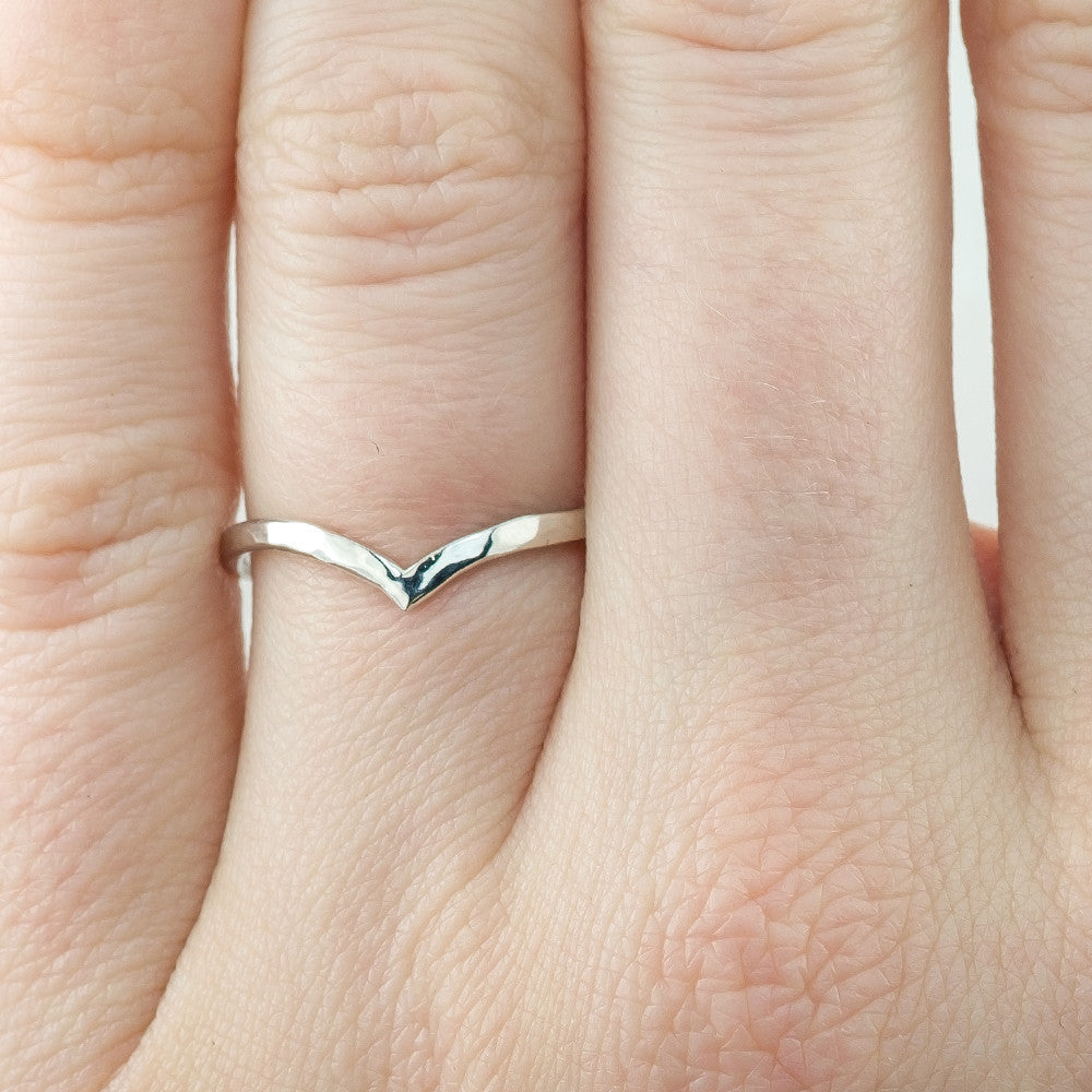 Precious Plain Silver Wedding Band