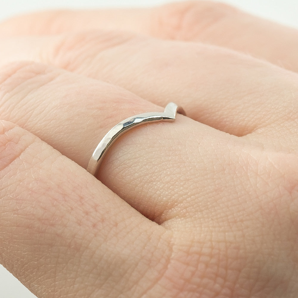 Precious Plain Silver Wedding Band