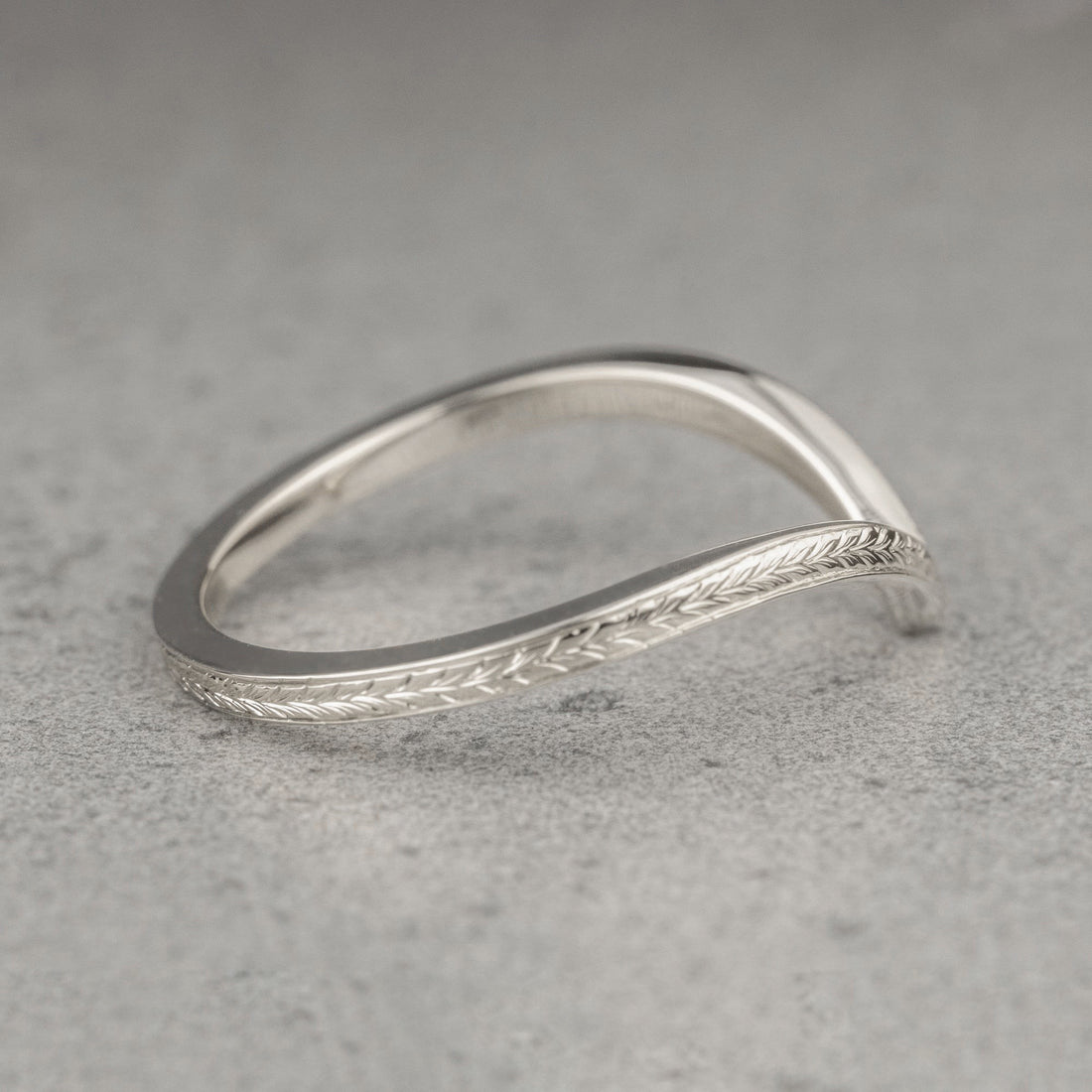 Brilliant Plain Silver Anniversary Gift Band