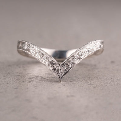 Scholarly Silver Engagement New Arrival Band