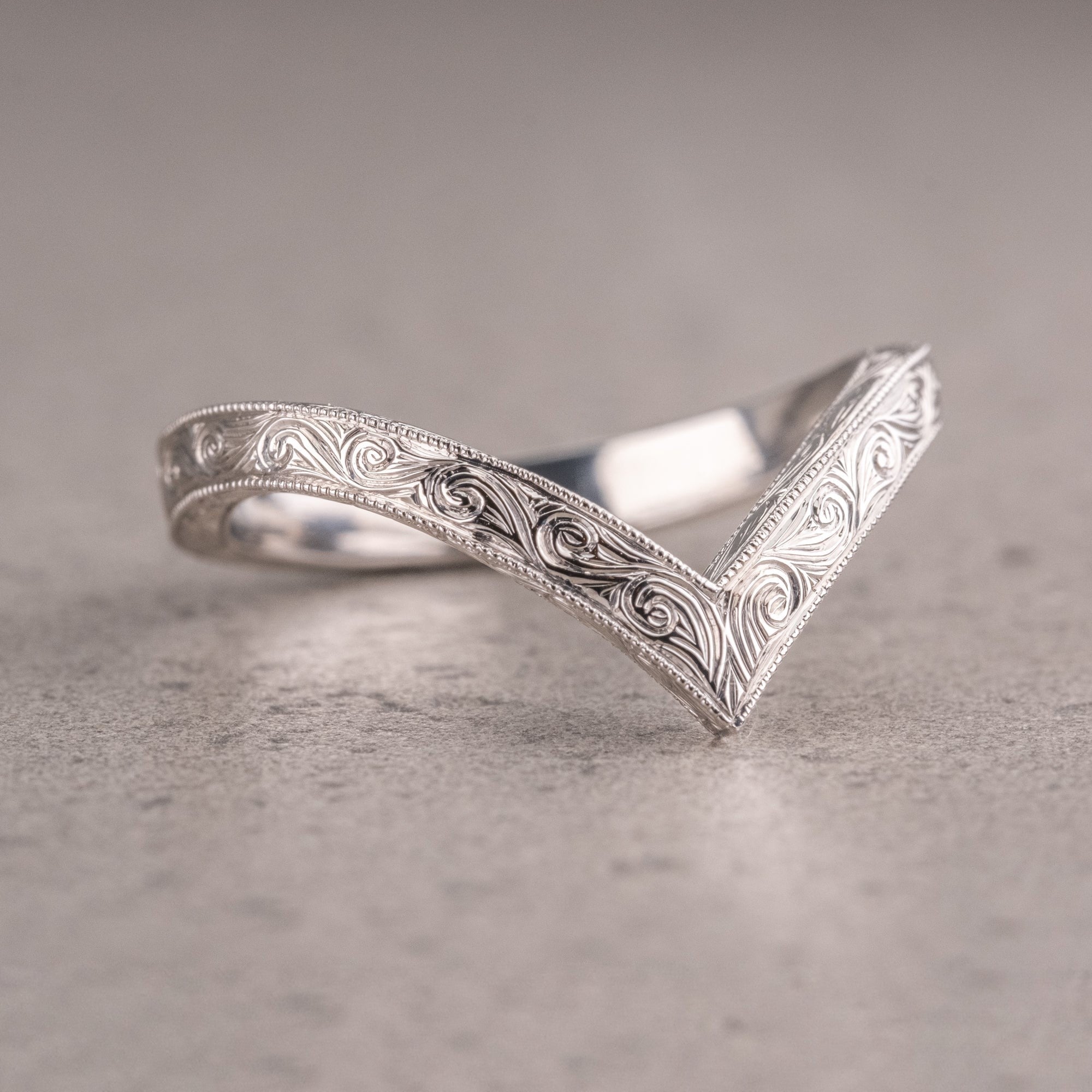 Scholarly Silver Engagement New Arrival Band