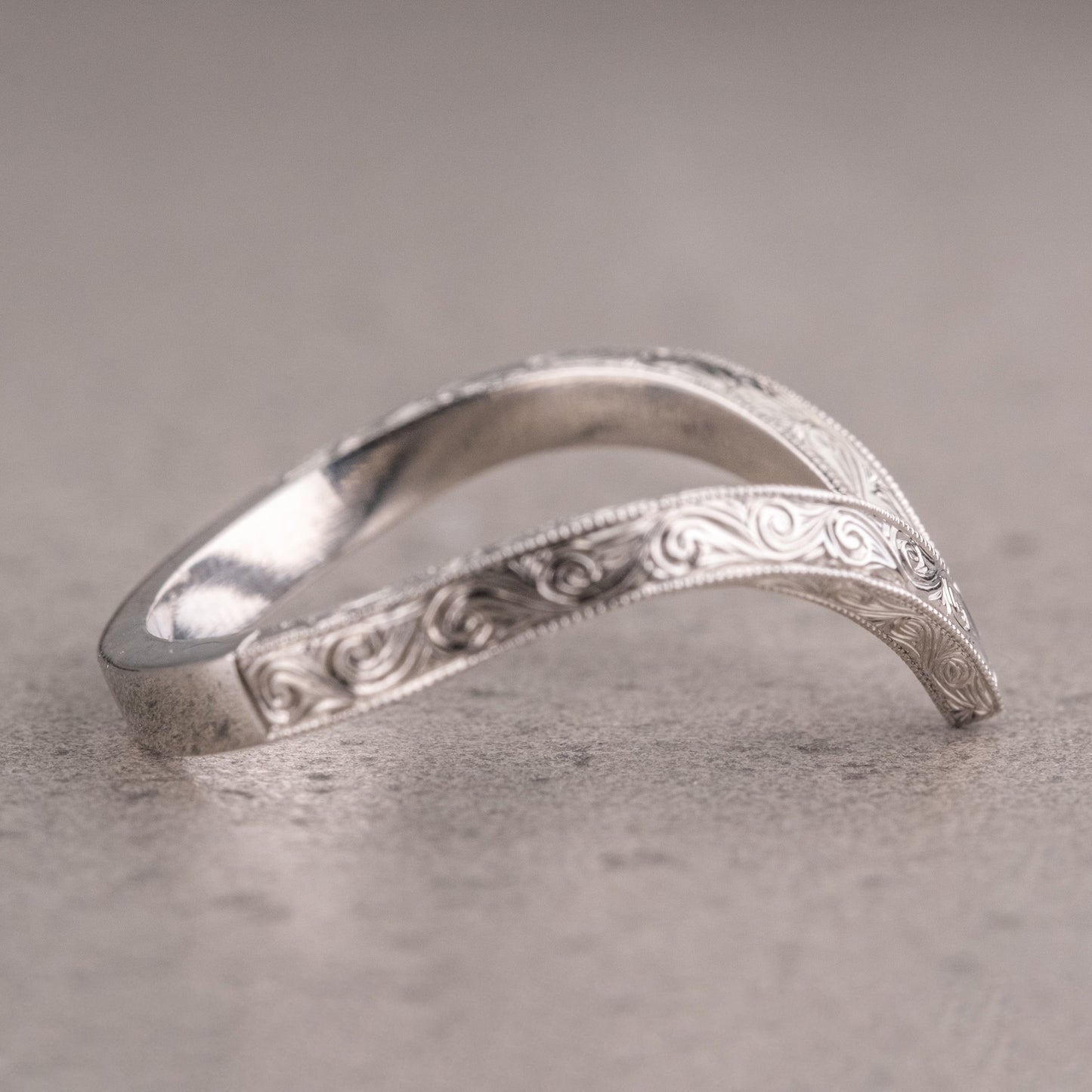 Scholarly Silver Engagement New Arrival Band