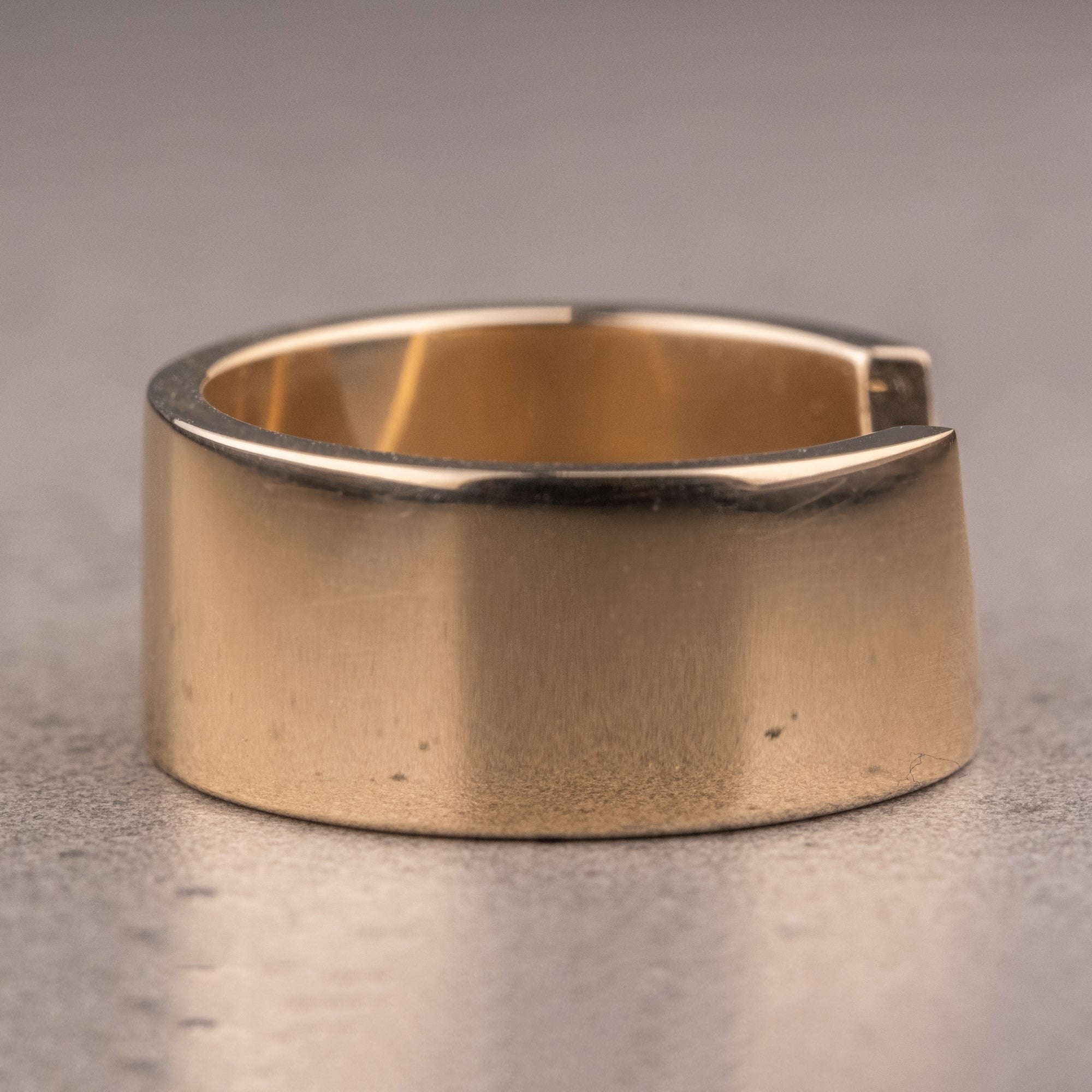 Gracefully Plain Yellow Gold Mother's Day Gift Band