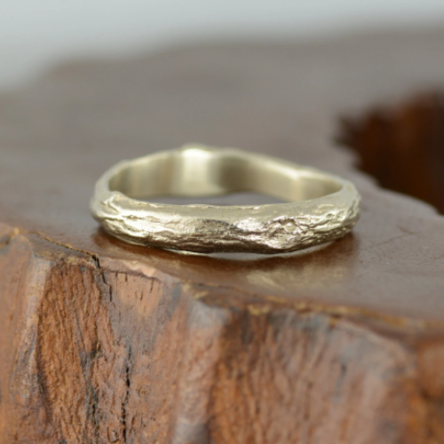 Unique Plain Silver Wedding Handcrafted New Year Special Band