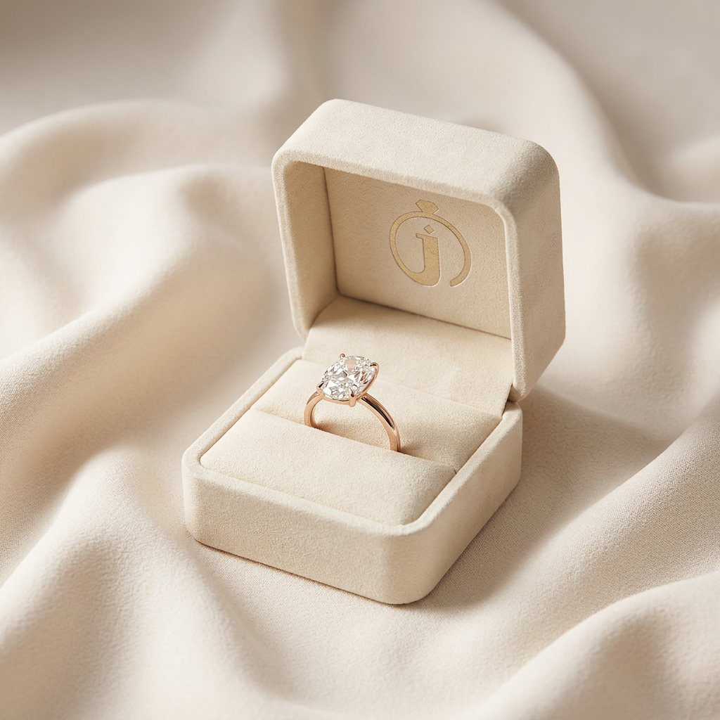 Moissanite 2.00 CT Cushion Cut Diamond Solitaire Ring (V-Edwardian)