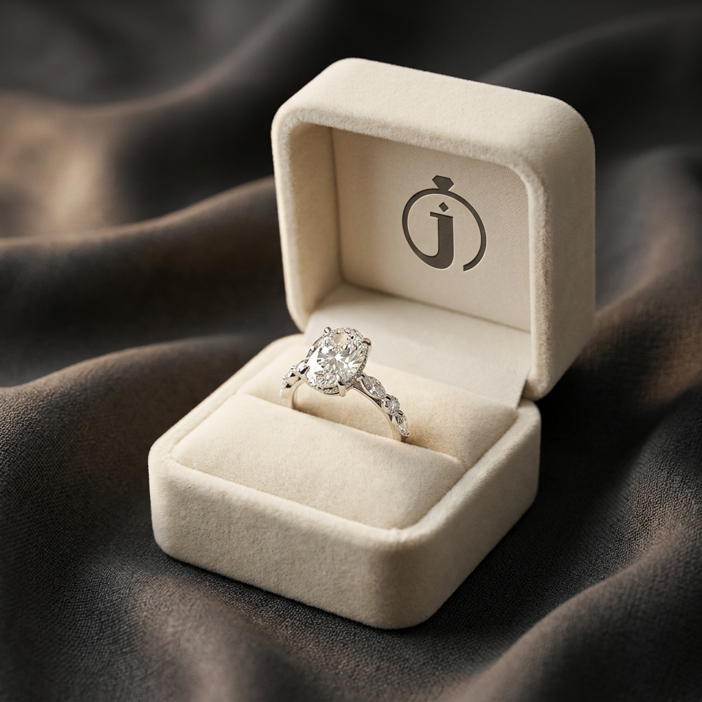 Moissanite 3.30 CT Oval Cut Diamond Solitaire Ring