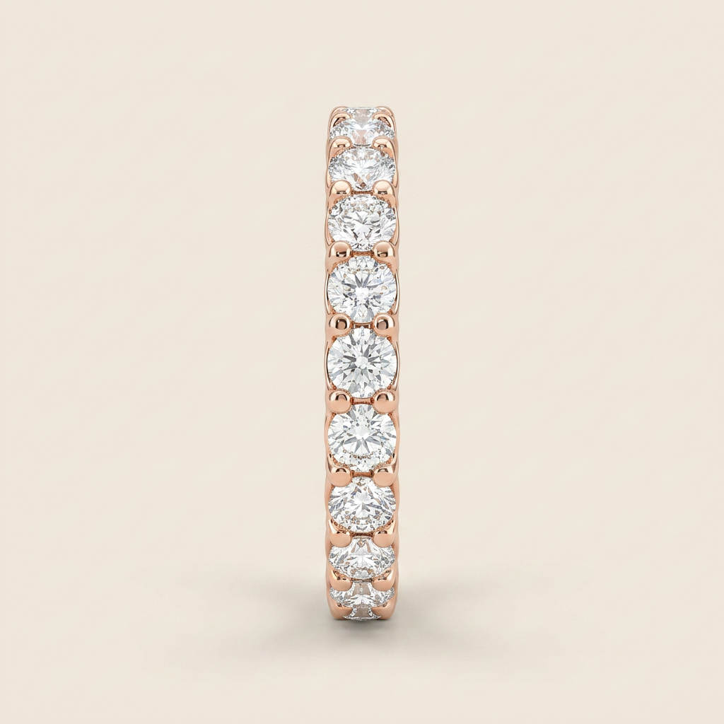 Moissanite 2.70 CT Round Cut Diamond Ring