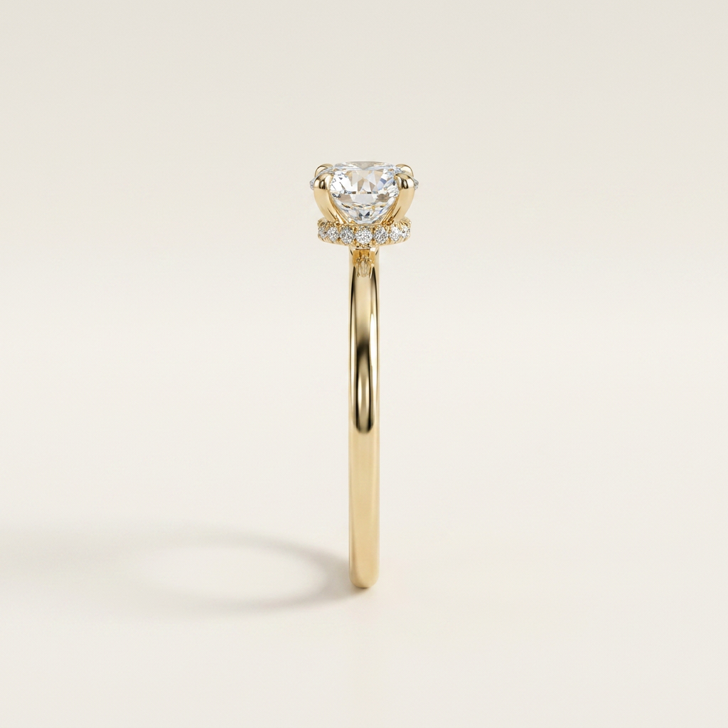 Moissanite 2.70 CT Oval Cut Diamond Solitaire Ring