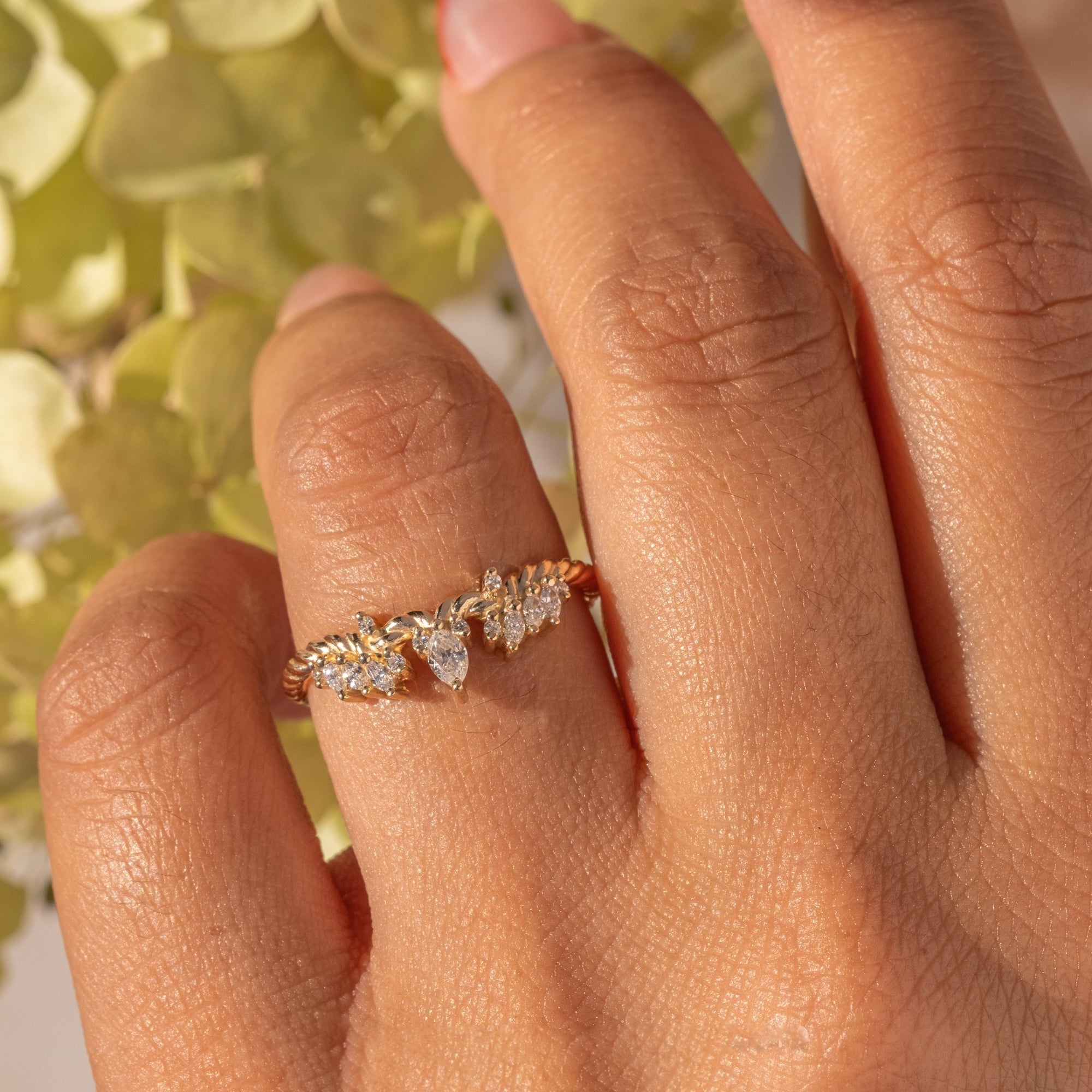 Moissanite 0.25CT Marquise Diamond Mid-Century Mother&