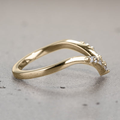 Moissanite 0.19CT Round Diamond Art Deco New Arrival Band