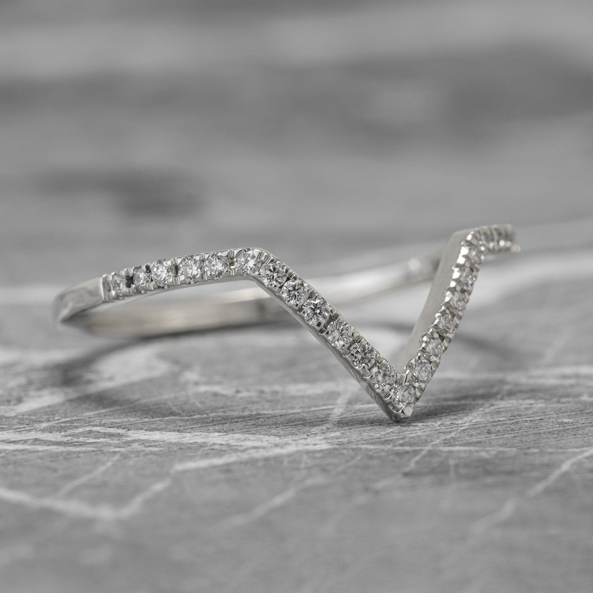 Moissanite 0,25CT ronde diamant Boho &amp;amp; Hippie jubileumband